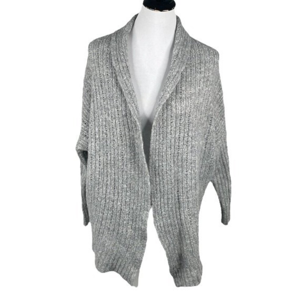 Lucky Brand Open Cardigan Sweater Gray Size XSmall